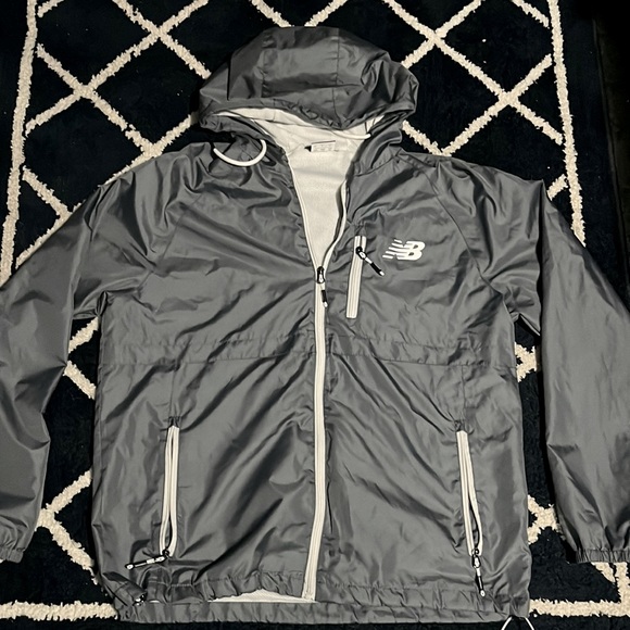 New Balance Jackets & Coats New Balance Grey Windbreaker Poshmark
